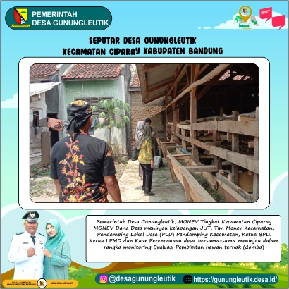 Monev DD T.A 2022 Meninjau Lokasi Pembibitan Hewan Ternak