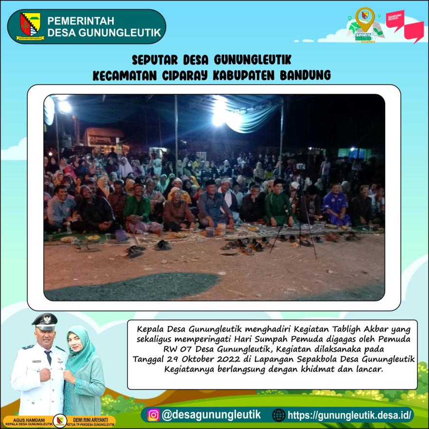 Kegiatan Sumpah Pemuda RW 07 Budi Asih