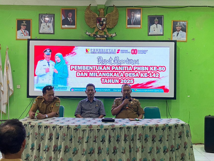 Rakor Pembentukan Panitia PHBN Tingkat Desa Gunungleutik