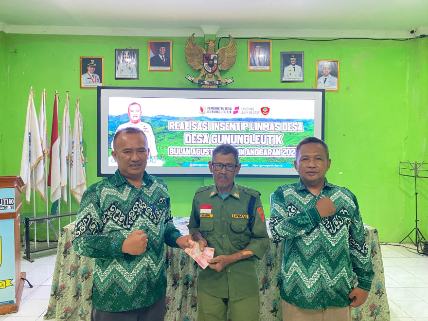 Realisasi Insentip Linmas Desa Gunungleutik Bulan Agustus Tahun 2025